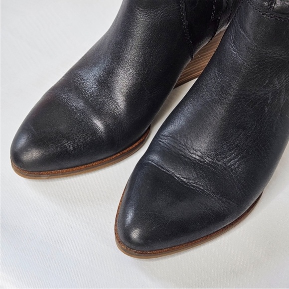 Lucky Brand Wafael Stacked Wedge Booties - Picture 2 of 11